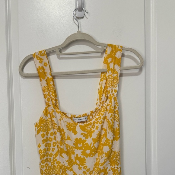 Faithful the Brand Kasbah Jumpsuit Yellow Hestia Floral size Medium - Picture 6 of 10
